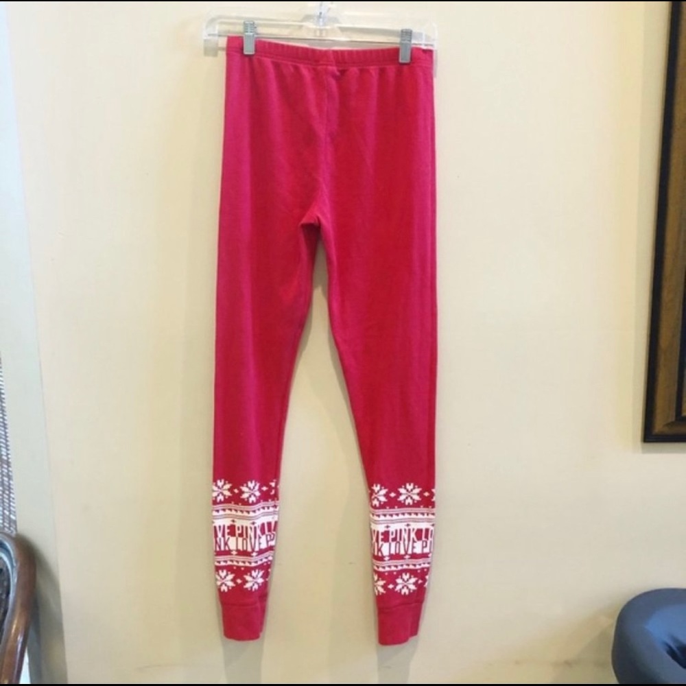 Vs pink christmas holiday pajamas